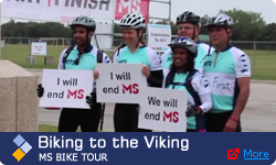 Biking to the viking , MS Bike Tour